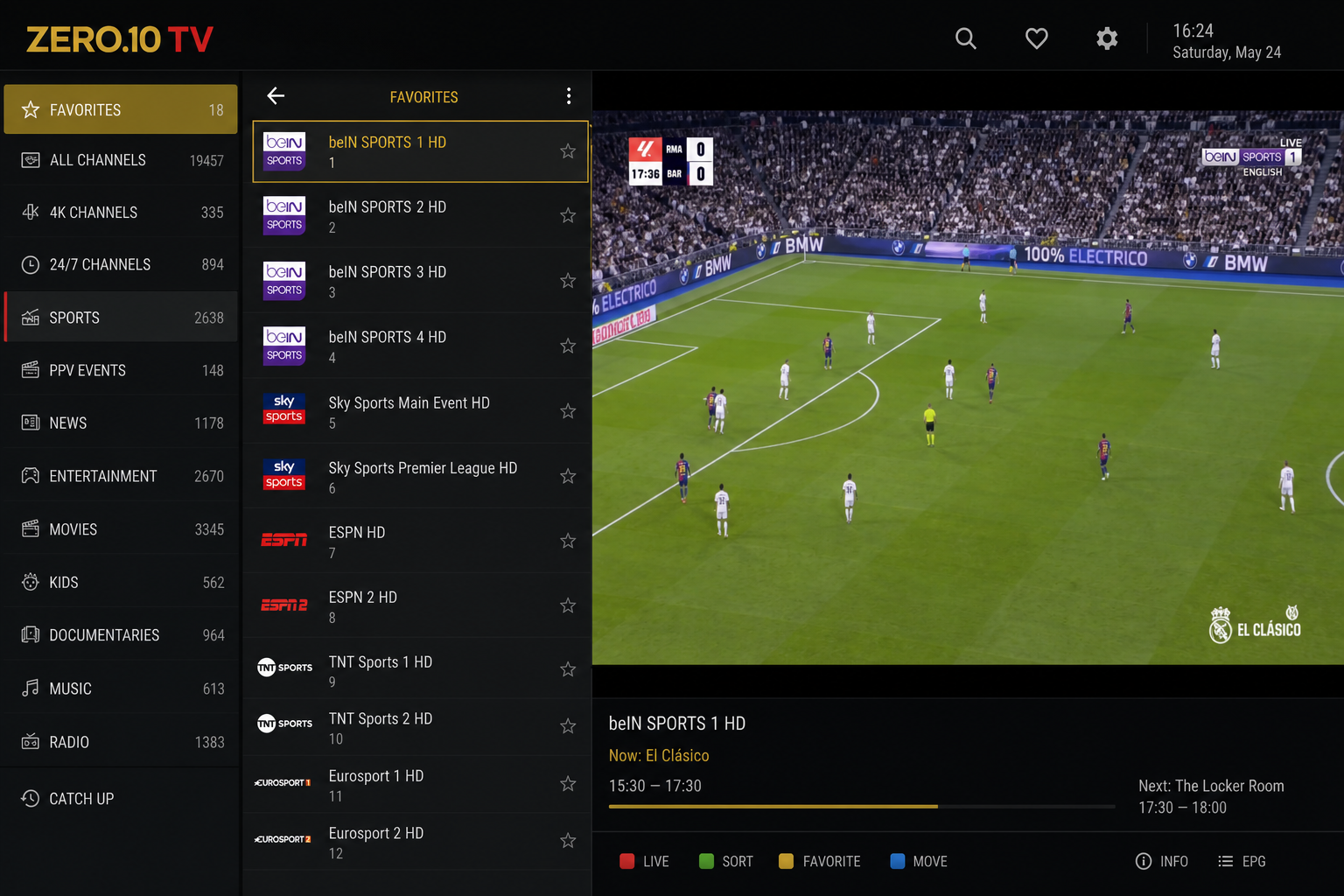 ZERO.10 TV aberto